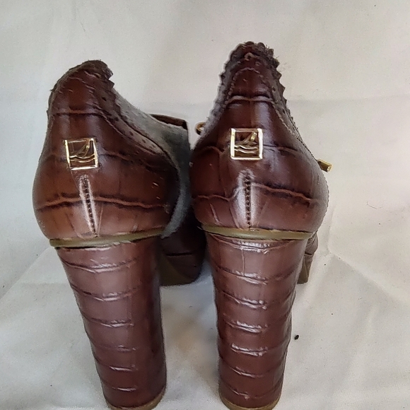 Sperry Wingtip Platform Heels Size 9M 9638661 - Picture 4 of 7